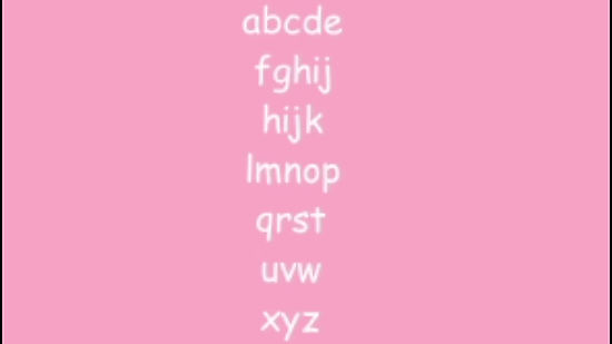 Learning Phonics with the Alphabet